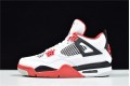 Air Jordan 4 Fire Red White Red Black