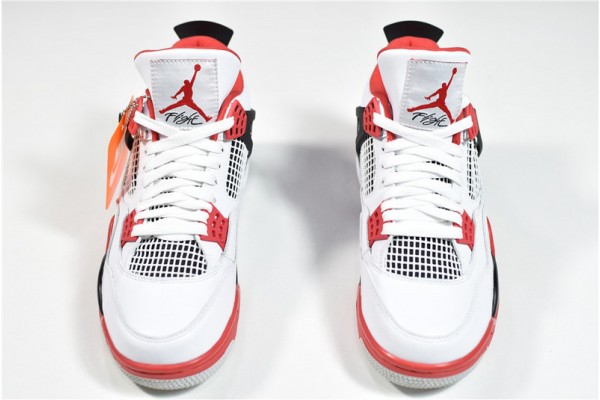 Air Jordan 4 Fire Red White Red Black