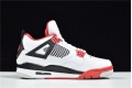 Air Jordan 4 Fire Red White Red Black