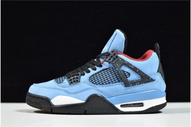 Travis Scott x Air Jordan 4 Blue Black 08497-406