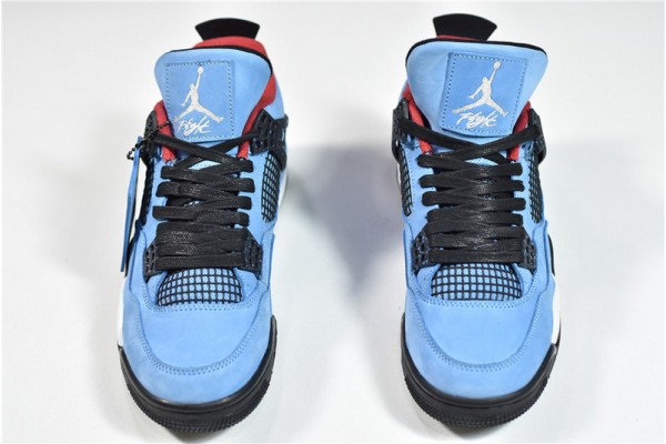 Travis Scott x Air Jordan 4 Blue Black 08497-406