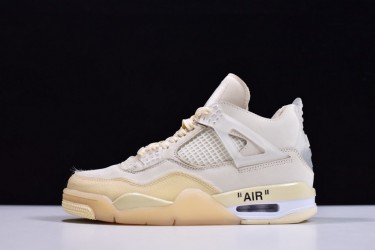 Off-White x Air Jordan 4 White Brown