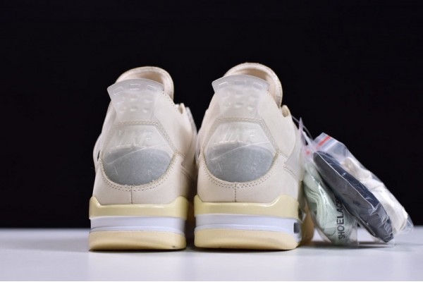 Off-White x Air Jordan 4 White Brown