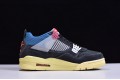 Union x Air Jordan 4 Off Noir Black Blue DC9533-001