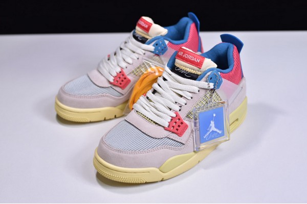 Union x Air Jordan 4 Guava Ice Pink Red Blue DC9533-800