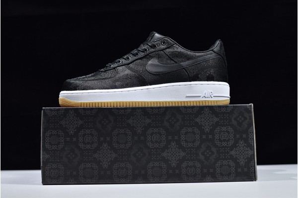 Clot x Nike Air Force 1 "Black Silk" Black White CZ3986-001
