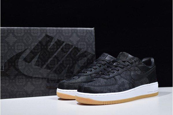 Clot x Nike Air Force 1 "Black Silk" Black White CZ3986-001