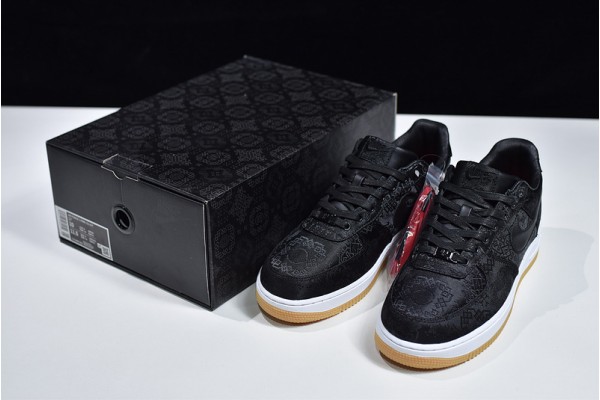 Clot x Nike Air Force 1 "Black Silk" Black White CZ3986-001