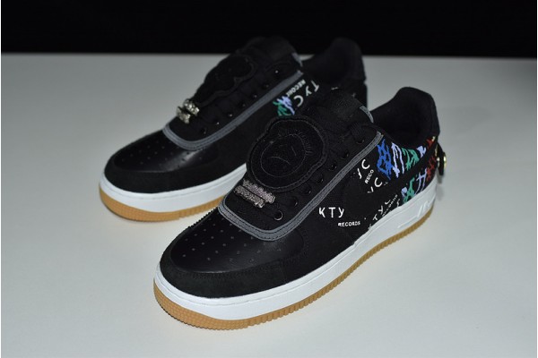 Travis Scott x Nike Air Force 1 Astroworld Black White