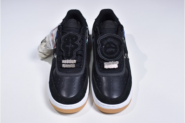 Travis Scott x Nike Air Force 1 Astroworld Black White