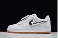 Travis Scott x Nike Air Force 1 "White" White Silver AQ4211-100