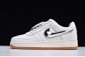 Travis Scott x Nike Air Force 1 "Sail" White Silver AQ4211-101