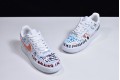 Vlone x Pauly x Nike Air Force 1 Mase White Black Red