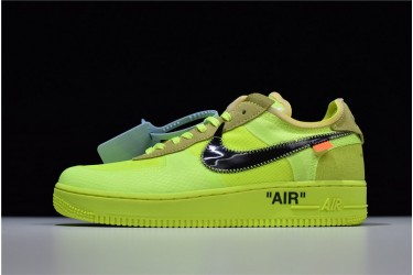 Off-White x Nike Air Force 1 2.0 Green Black