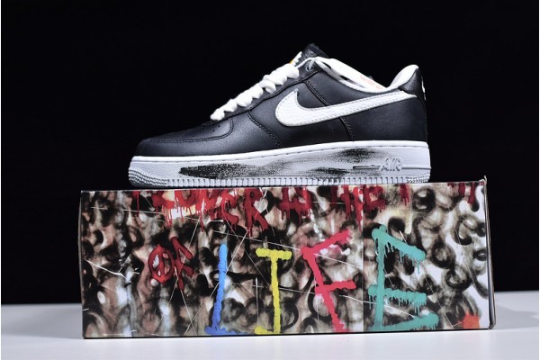 Peaceminusone x Nike Air Force 1 Low "Para-Noise" Black White AQ3692-001