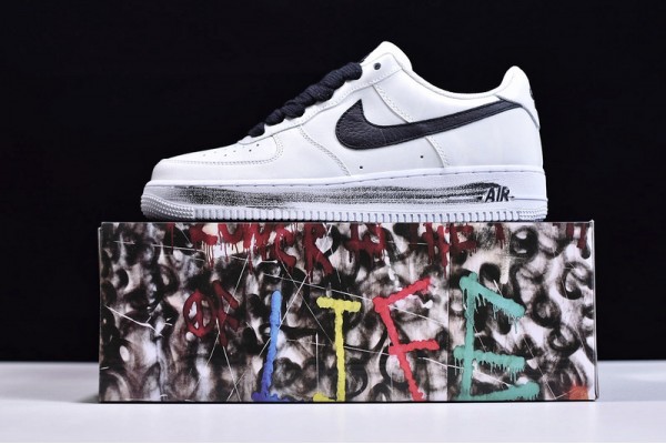 Peaceminusone x Nike Air Force 1 Low "Para-Noise 2.0" White Black DD3223-100