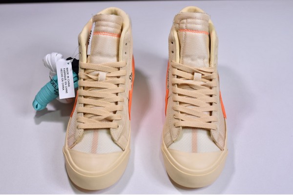 Off-White x Nike Blazer Mid "All Hallows Eve" Yellow Orange AA3832-700