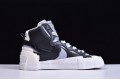 Sacai x Nike Blazer Mid "Black Grey" Black White BV0072-002