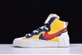 Sacai x Nike Blazer Mid "Maize Navy" Blue Red Yellow BV0072-700
