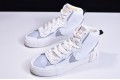 Sacai x Nike Blazer Mid "White Grey" Triple White BV0072-100