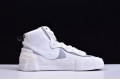 Sacai x Nike Blazer Mid "White Grey" Triple White BV0072-100