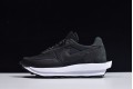Sacai x Nike LVD Waffle Daybreak "White Nylon" Black White BV0073-101