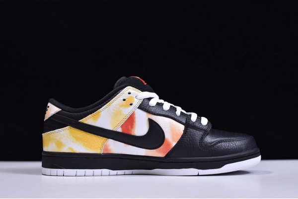 Nike Dunk SB Low Pro "Raygun Tie-Dye" Black Yellow BQ6832-001