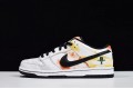 Nike Dunk SB Low Pro "Raygun Tie-Dye" White Yellow Orange BQ6832-101