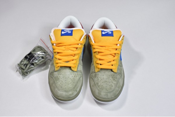 Nike SB Dunk Low "Puff N Stuff" Gray Yellow Blue 313170-341