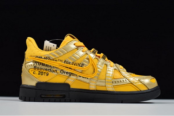 Off-White x Nike Air Rubber Dunk "University Gold" Gold Orange CU6015-700