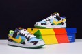 Ben Jerry x Nike SB Dunk Low "Chunky Dunky" Milk White Black Blue CU3244-100