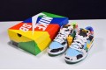 Ben Jerry x Nike SB Dunk Low "Chunky Dunky" Milk White Black Blue CU3244-100