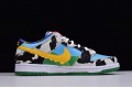 Ben Jerry x Nike SB Dunk Low "Chunky Dunky" Milk White Black Blue CU3244-100