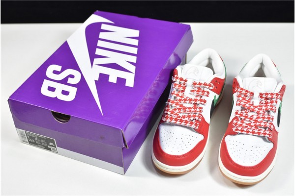 Frame Skate x Nike SB Dunk "Habibi" White Red Black CT2550-600
