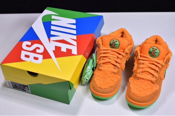 Grateful Dead x Nike SB Dunk "Orange Bear" Orange Green CJ5378-800