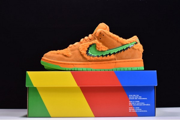 Grateful Dead x Nike SB Dunk "Orange Bear" Orange Green CJ5378-800