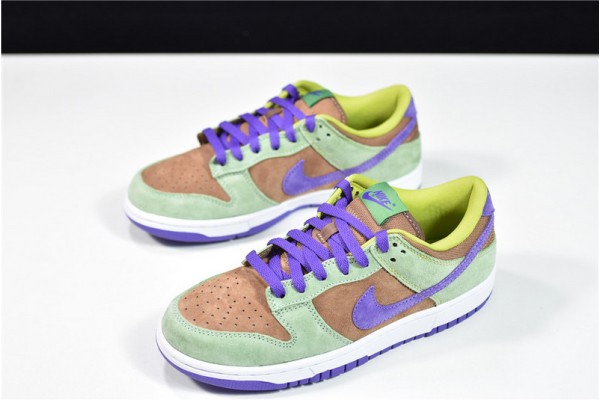 Nike Dunk SB Low Sp "Veneer" Brown Green Purple DA1469-200