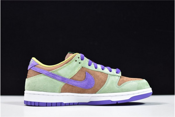 Nike Dunk SB Low Sp "Veneer" Brown Green Purple DA1469-200