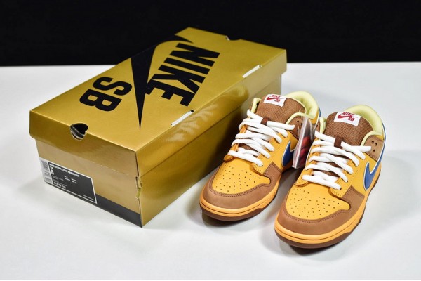 Nike Dunk SB Low "Newcastle Brown Ale" Yellow Brown Blue 313170-741