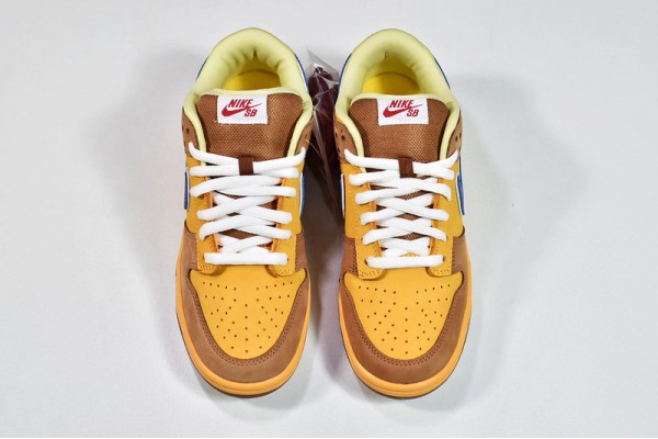Nike Dunk SB Low "Newcastle Brown Ale" Yellow Brown Blue 313170-741