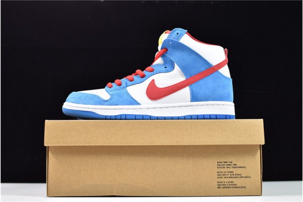 Nike SB Dunk Blue "Doraemon" Red White CI2692-400