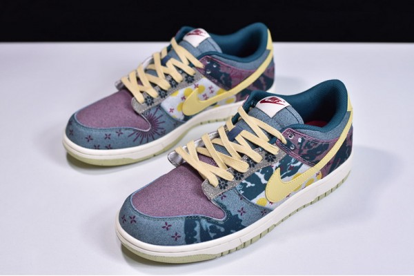 Nike SB Dunk Low "Community Garden" Blue Purple CZ9747-900