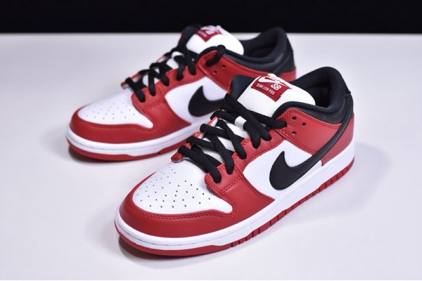 Nike SB Dunk Low Pro "Chicago" Red White Black BQ6817-600