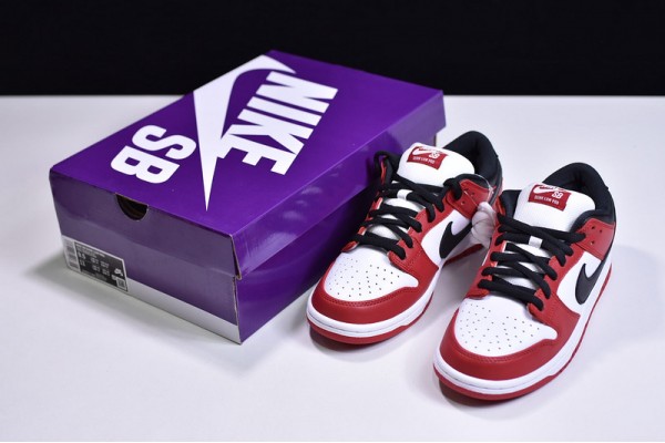 Nike SB Dunk Low Pro "Chicago" Red White Black BQ6817-600
