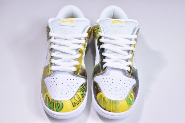 Nike SB Dunk Low Pro SB "De La Soul" White Yellow 304292-171