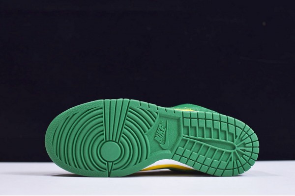 Nike SB Dunk Low SP "Brazil" Green Yellow CU1727-700