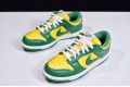 Nike SB Dunk Low SP "Brazil" Green Yellow CU1727-700