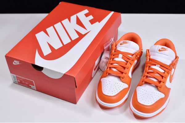Nike SB Dunk Low SP "Syracuse" White Orange CU1726-101