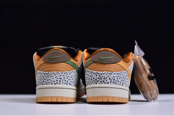 Nike SB Dunk Low "Safari" Brown Black CD2563-002