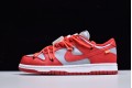 Off-White x Nike SB Dunk Low "University Red" Red Gray CT0856-600